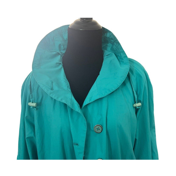 VTG Karizma Womens Trench Rain Coat Small Windbreaker Canadian Sportswear - Picture 3 of 7